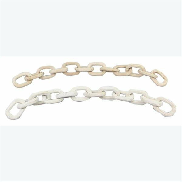 Made4Mattress Wood Chain Tabletop Decor, Assorted Color - 2 Piece MA3278258